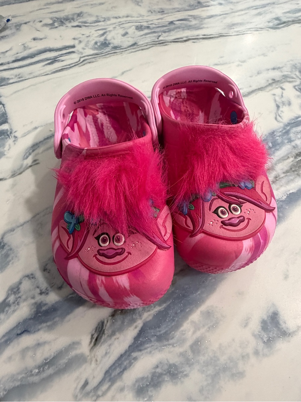 CROCS Girls Trolls Kids Pink size 10